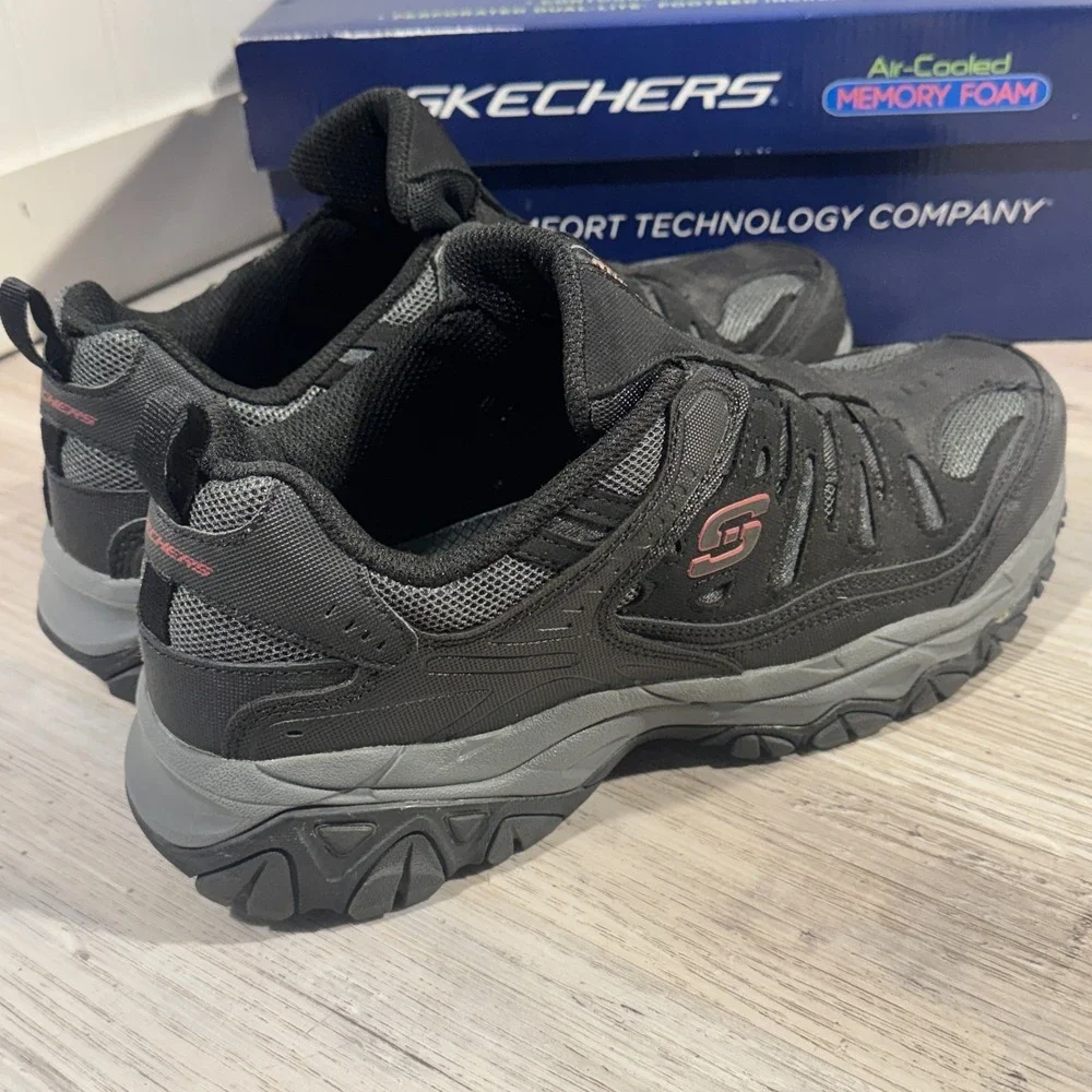 Skechers Men's After Burn M Fit 51866 Size 11 Black Casual‎ Slip-On Shoes